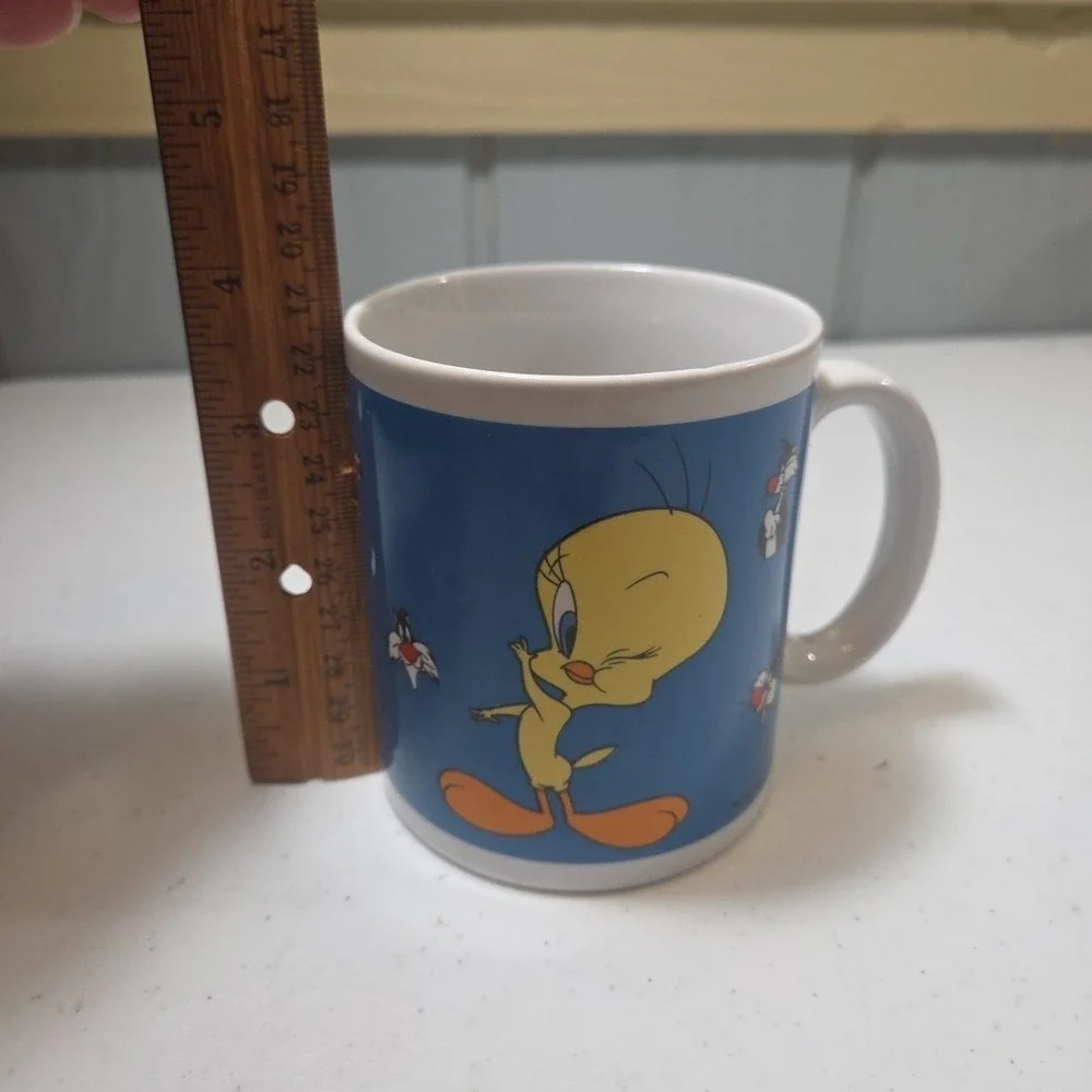 Vintage Looney Tunes Tweety Bird Mug Coffee Avon Gibson 1998 Warner Bros